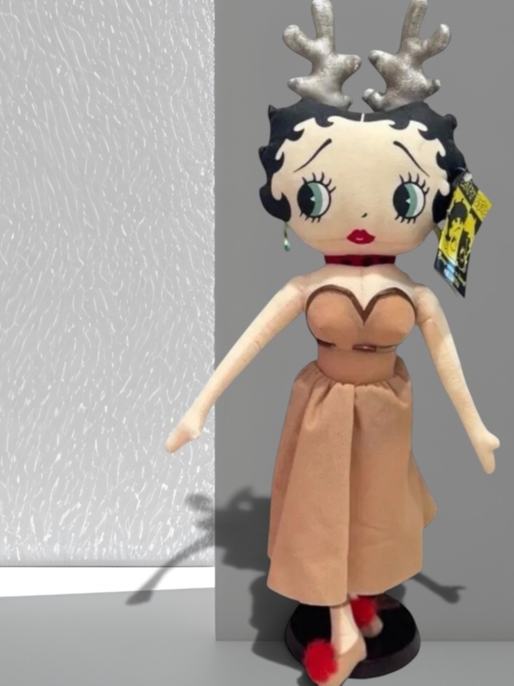 Betty Boop Holiday Reindeer Collection Cloth Rag Doll 19 Inch 1999